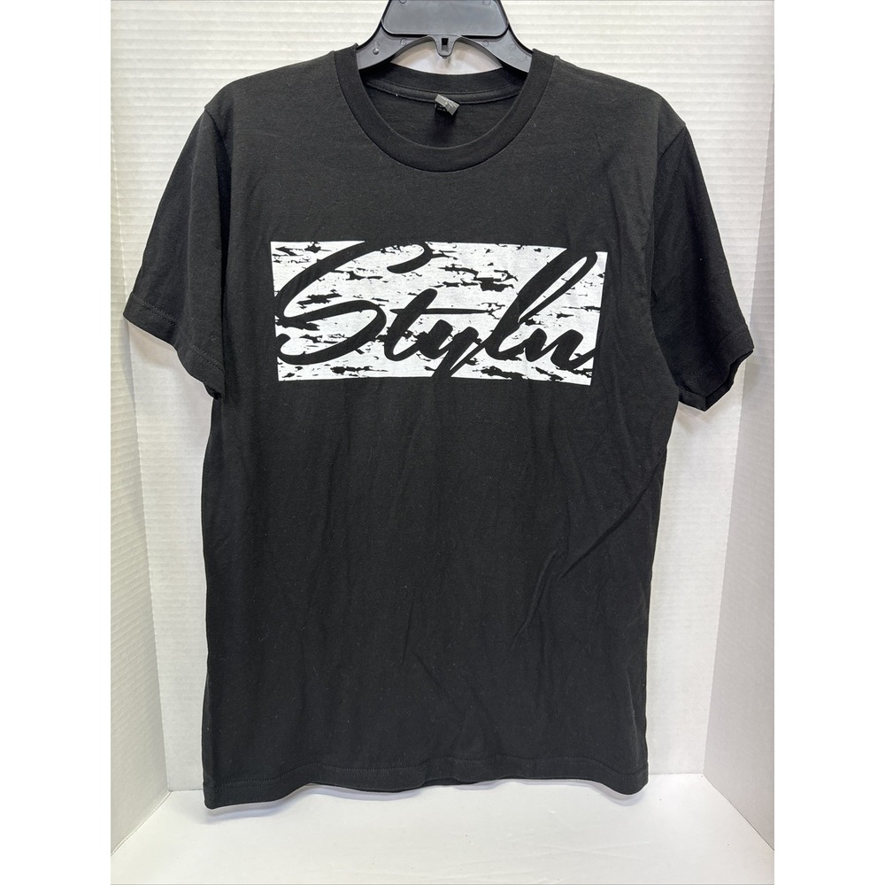 Styln Shirt Men's Size Medium Black Short Sleeve T Shirt Drag Racers Prayer